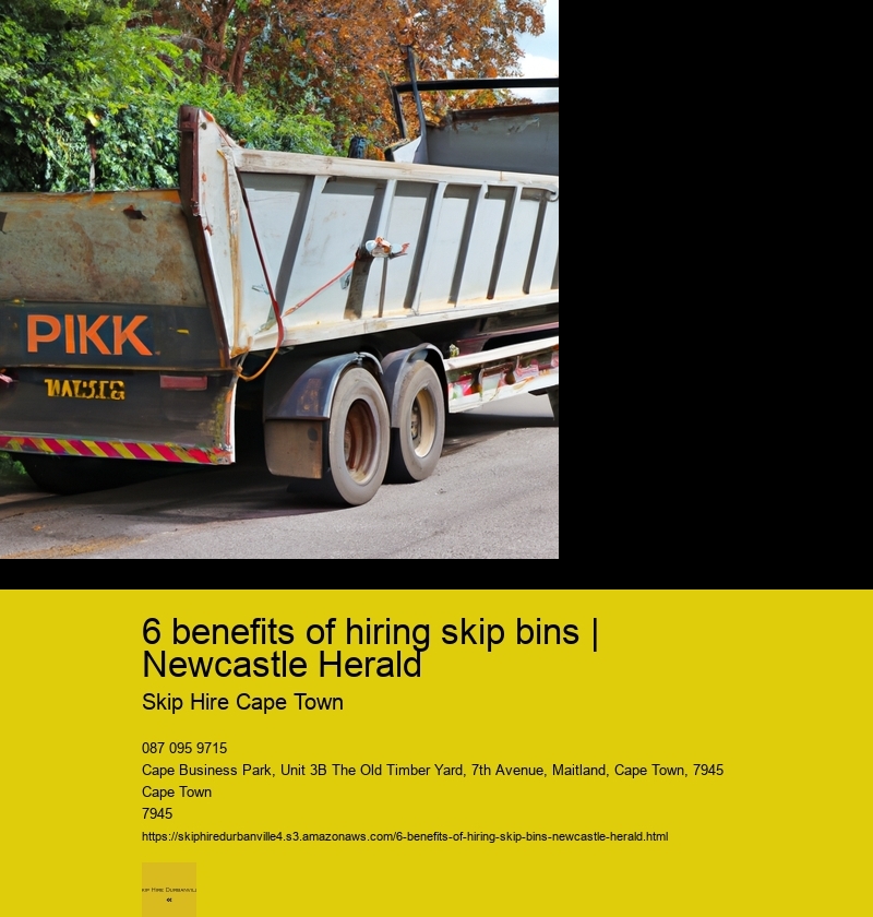 6 benefits of hiring skip bins | Newcastle Herald