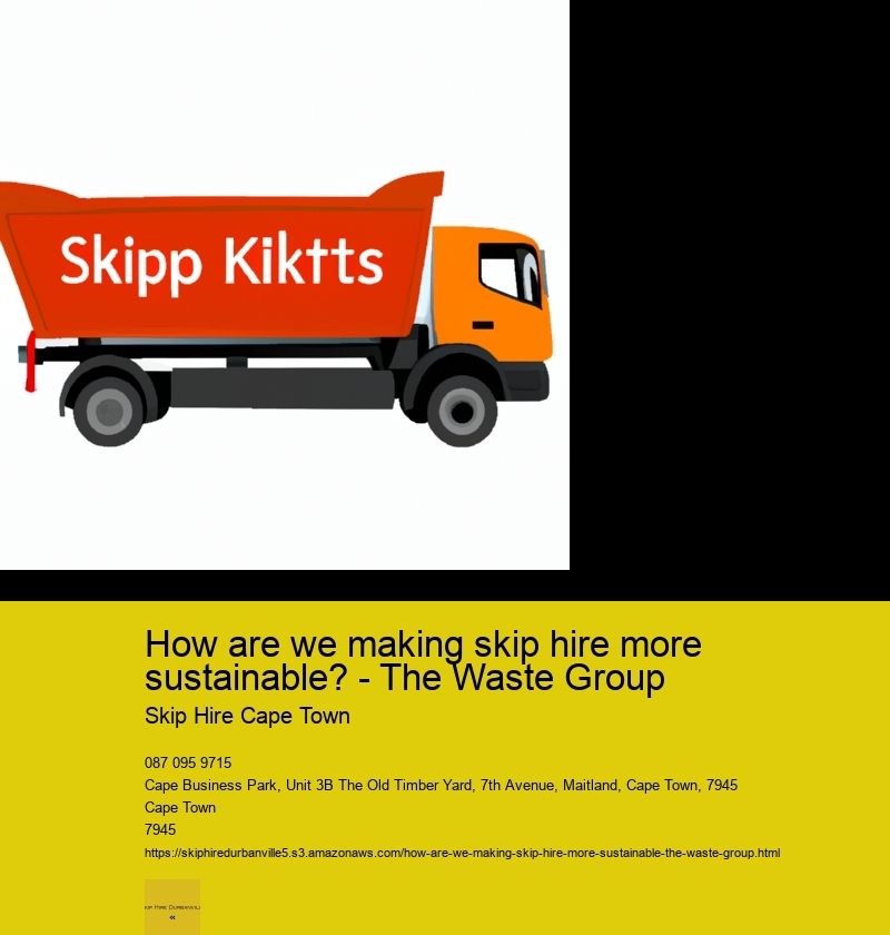 How are we making skip hire more sustainable? - The Waste Group